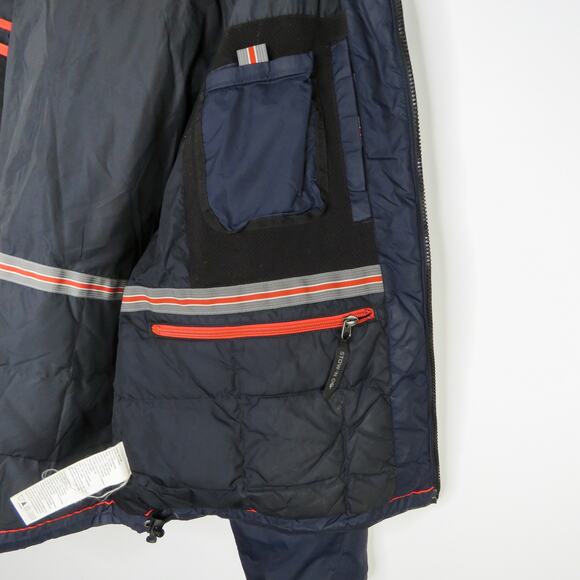 Timberland Men's Navy Blue Puffer Jacket Parka Coat XL - Picture 10 of 11